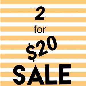 ‼️ Any 2 for $20!! ‼️
